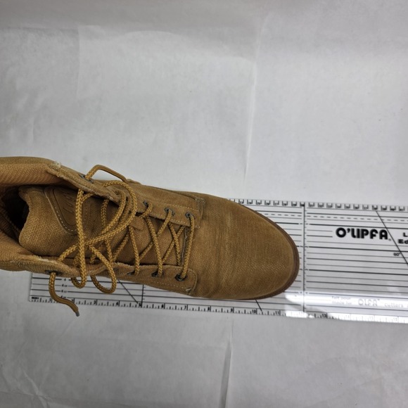 Lugz Boots Womens Size 11 Work Construction Combat Boots, Golden Wheat Brown GUC - Picture 9 of 10